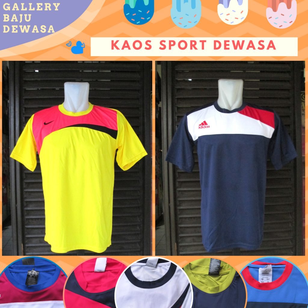 Distributor Kaos Sport Olahraga Dewasa Murah di Bandung
