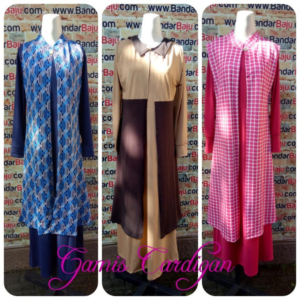 gamis cardigan murah 70.000