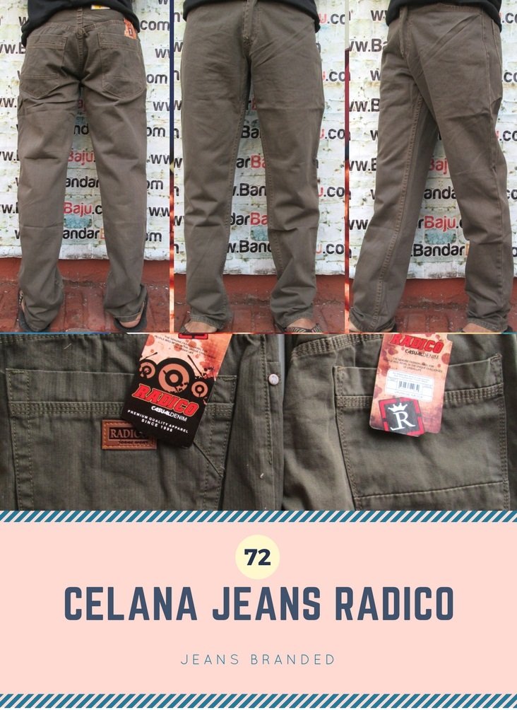 Distributor Jeans Radico Pria Dewasa Murah Bandung