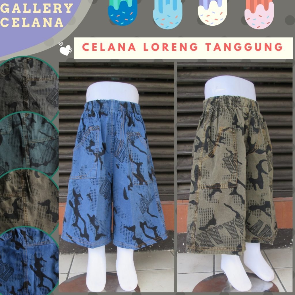 Produsen Celana Loreng Anak Tanggung Murah di Bandung