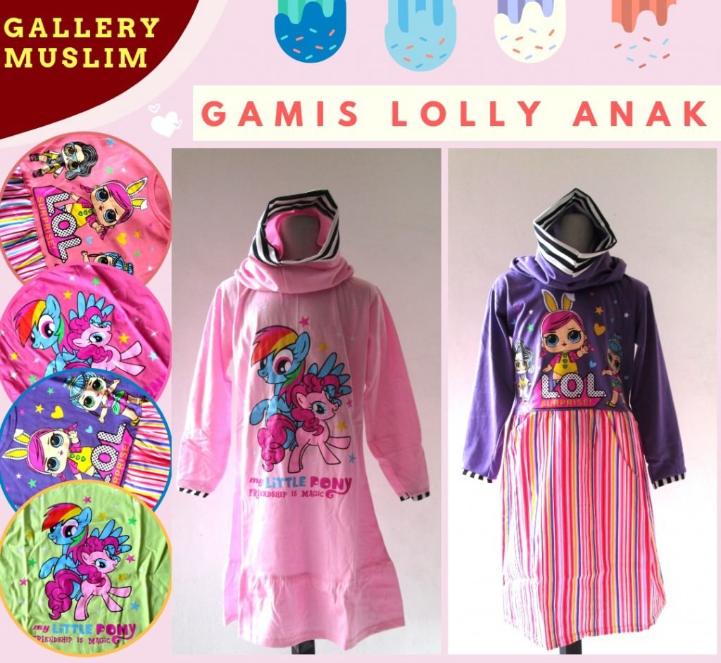 Grosir Gamis Lolly Anak Perempuan Termurah di Bandung