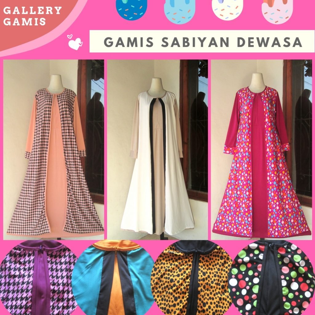 Produsen Gamis Sabiyan Dewasa terbaru Murah di Bandung