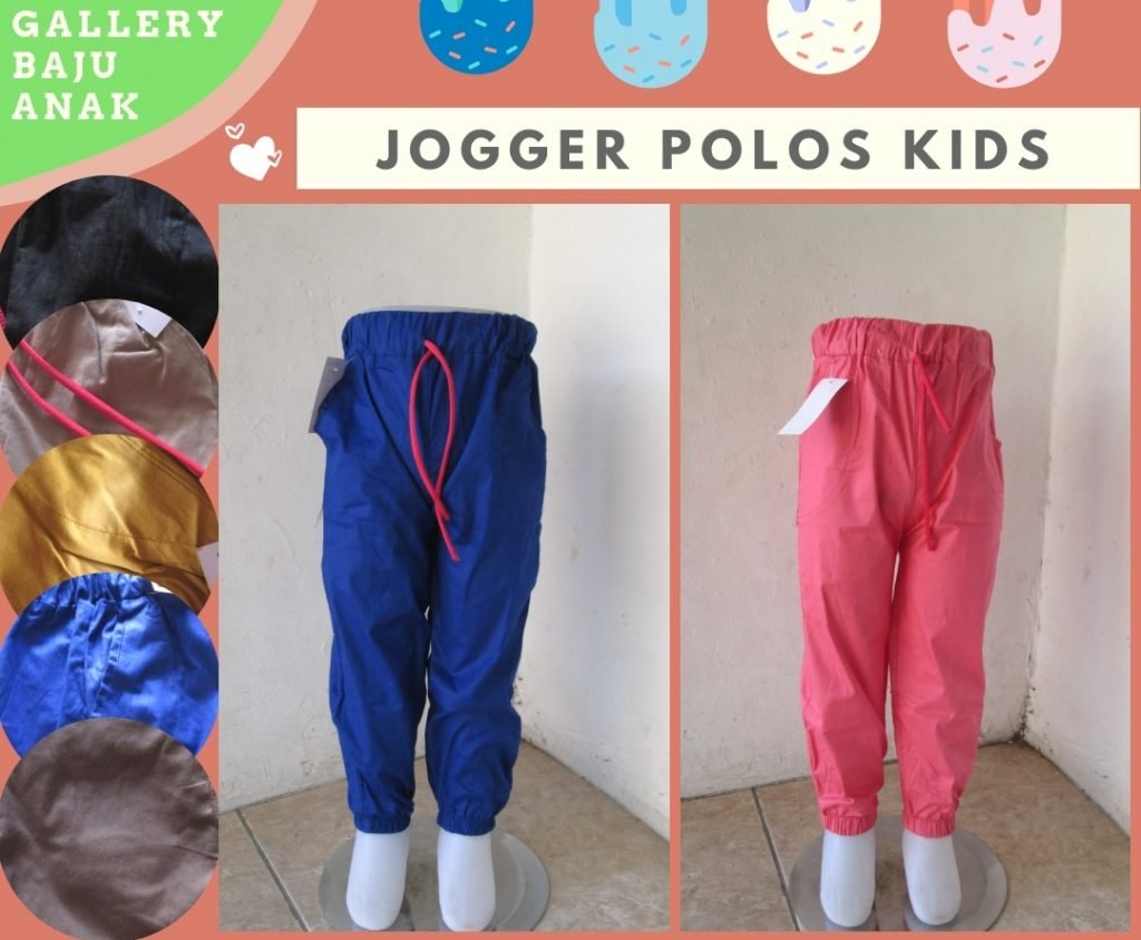 Grosiran Celana Jogger Polos Kids Anak Terbaru Murah di Bandung